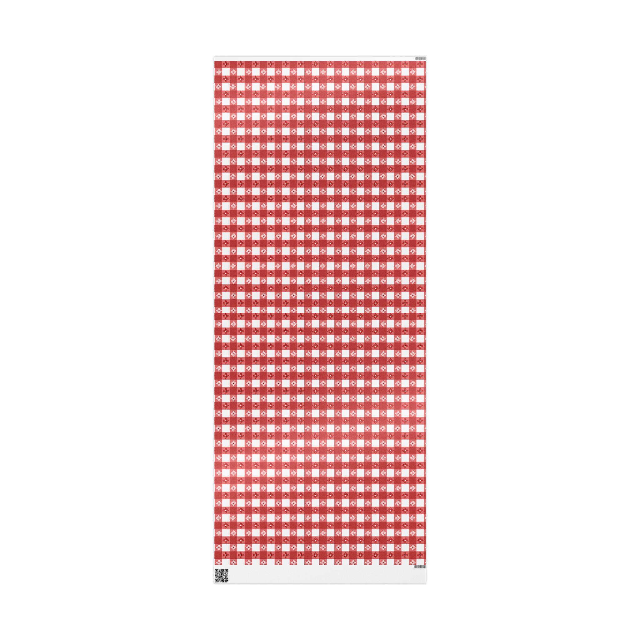Picnic Table Wrapping Paper BBQ Country Picnic Themed Gift Vintage ...
