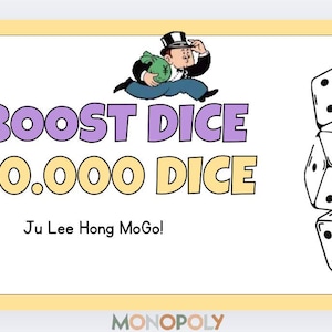 Potenciador de dados 20 000/Mogo (Leer descripción)