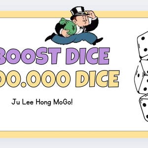 Potenziamento dei dadi 100.000 / Mogo (leggi la descrizione)