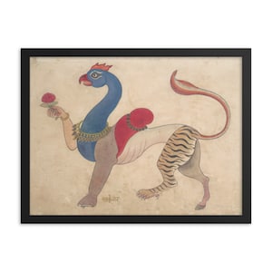 Navagunjara, a Universal Form of Krishna | Framed High Quality Print