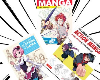 3 in 1 Zeichnung Manga Full Guide Von Charakter zu Kleidung & Action