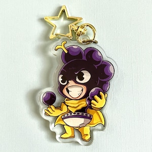 MHA Minoru Mineta acrylic charm keychain || Double sided / Different Design || 2.5 inch charm w/ Star clasp || My Hero Academia ||