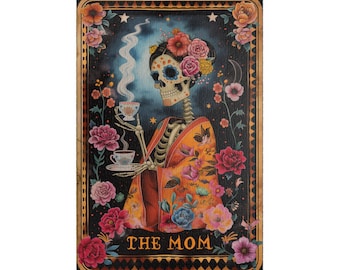 The Mom Puzzle Tarot Card 1 Funny Puzzle Gift for Mom Colorful Puzzle Beautiful Floral Puzzle for Adults 500 Piece Puzzle 1000 Piece Puzzle