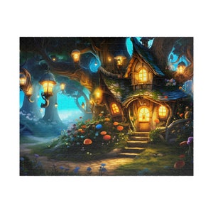 Magic Moon Library Puzzle 1000 Pieces For Adults, Night Book - View #8