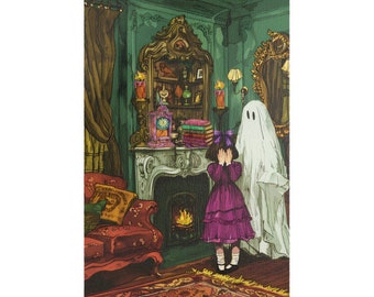 Boo? Ghost Puzzle Spooky Jigsaw Puzzle Gothic Puzzle for Adults Funny Puzzle Gift for Her 500 Piece Puzzle 1000 Piece Puzzle