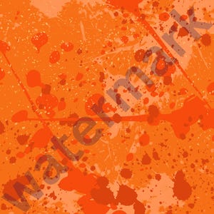 Digital Download Dark Orange Abstract Paint Splatter Background