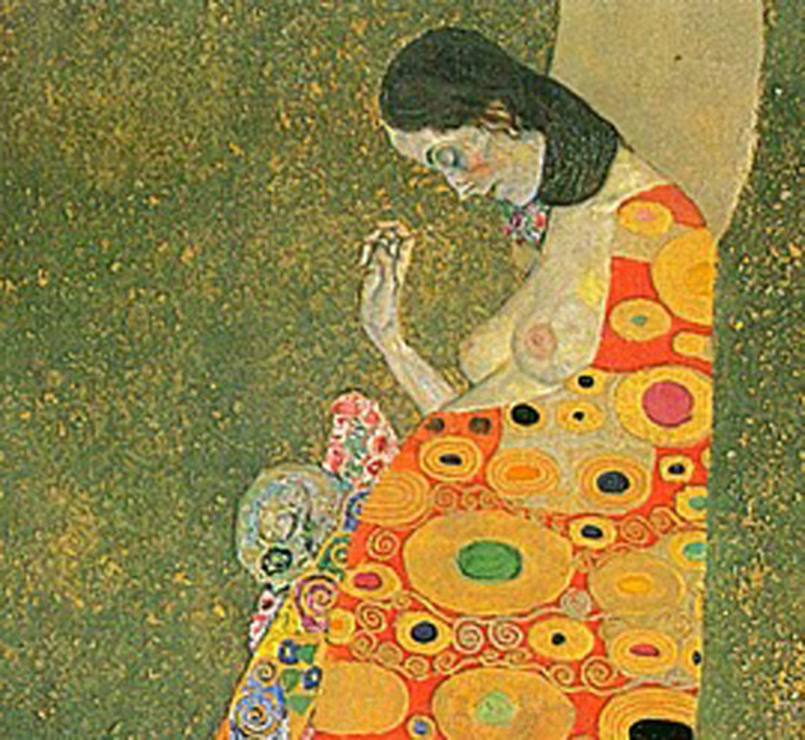 Abandoned Hope by Gustav Klimt on Mono Deluxe Needlepoint Etsy Israel