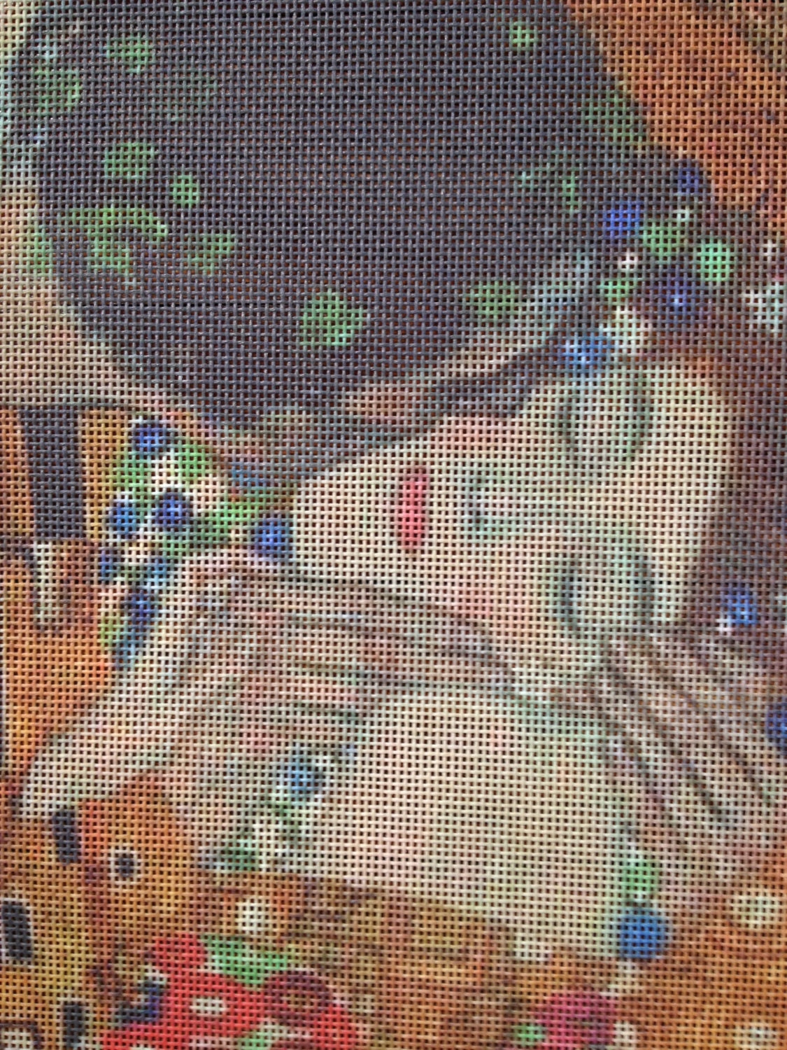 The Kiss by Gustav Klimt on mono deluxe Needlepoint Canvas Etsy