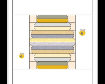 Patrón de colcha de colmena (patrón en PDF)