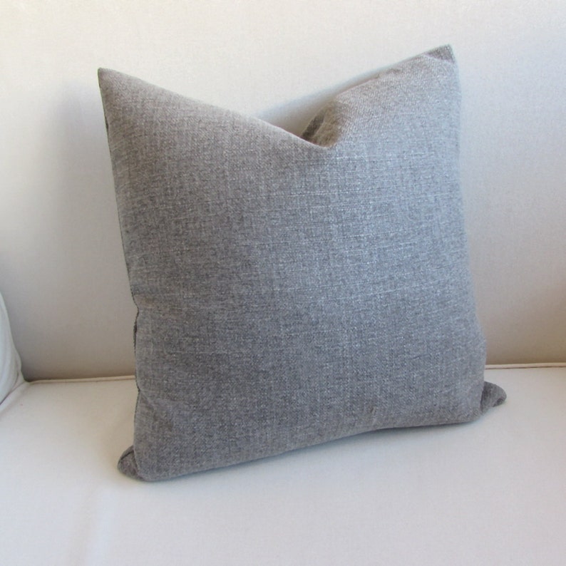 GRAY decorative designer pillow cover 18x18 20x20 22x22 24x24 26x26