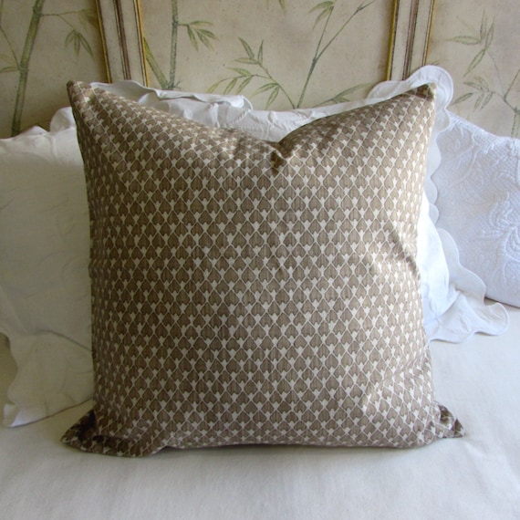 Euro Pillow Cover 26x26 Diego Camel Etsy