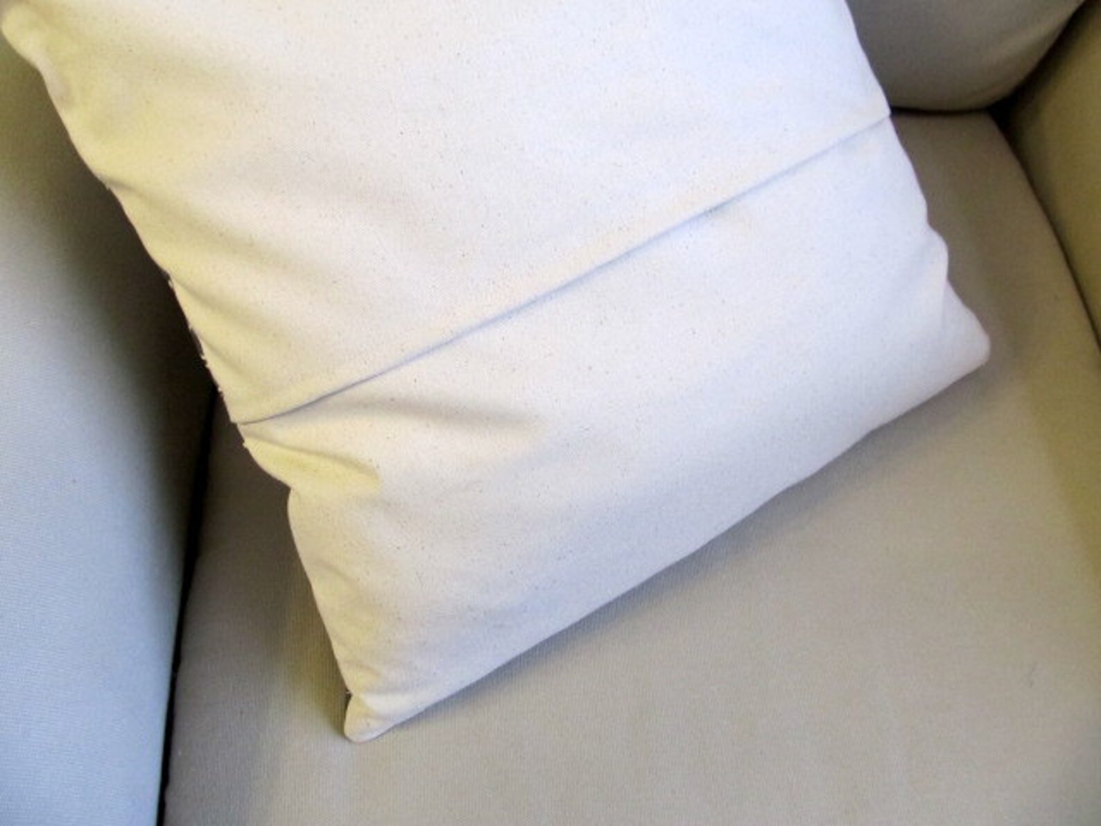 CALLIGRAPHY on Slate Cotton Duck Pillow Cover Etsy