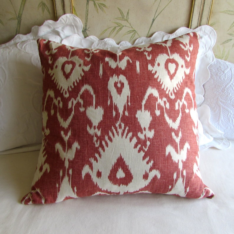 EURO Pillow Cover 24x24 Decorative Linen Kravet Bristow Smoke Etsy