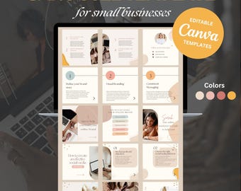 Szablony karuzeli Canva dla każdego biznesu | Karuzela | Karuzela Instagram | Karuzela LinkedIn | Karuzela Facebook | Szablon karuzeli
