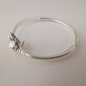 pandora minnie mouse clasp snake chain bracelet s925