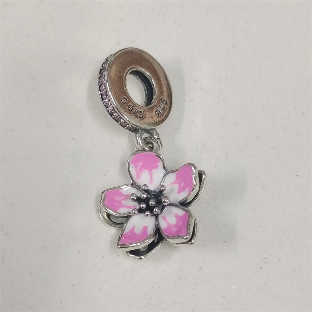 Pandora Cherry Blossoms Charm Pendant - Etsy
