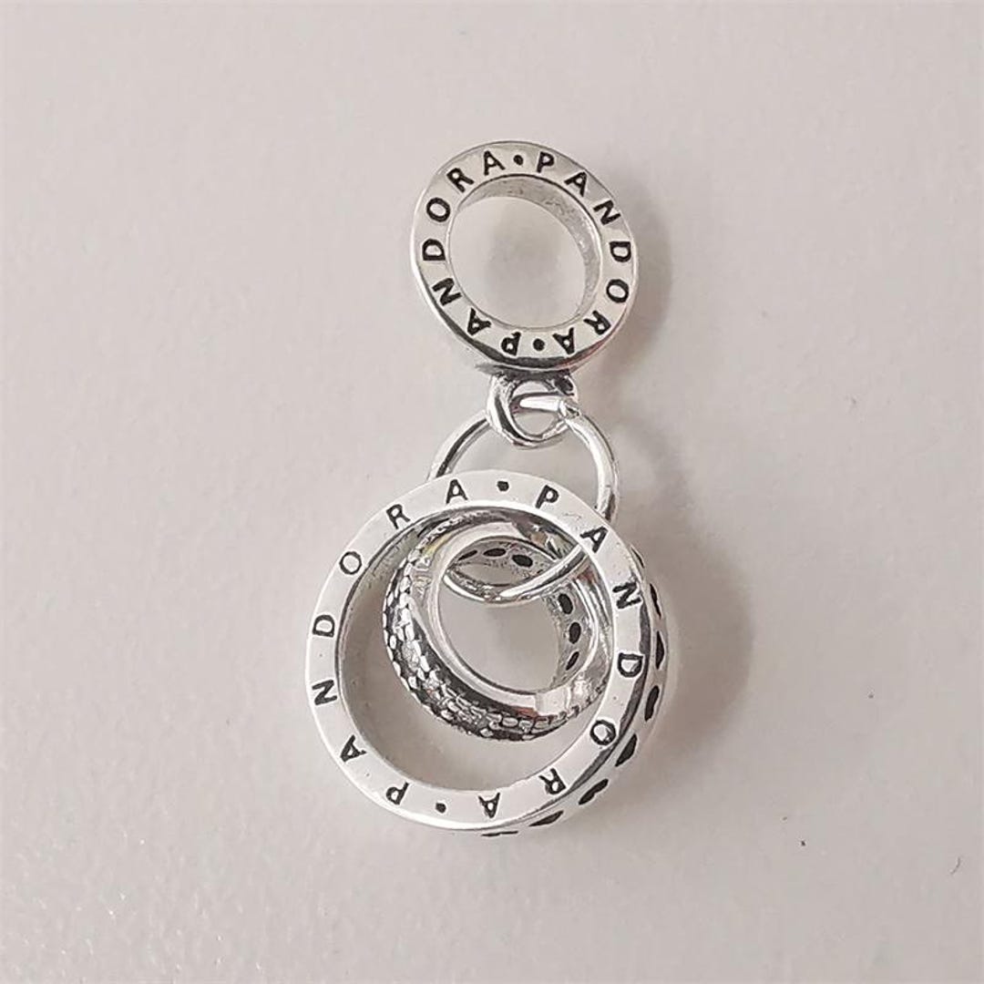 Simbolo Pandora Pandora Logo Circles Dangle Charm Pendant 925 Ale - Etsy