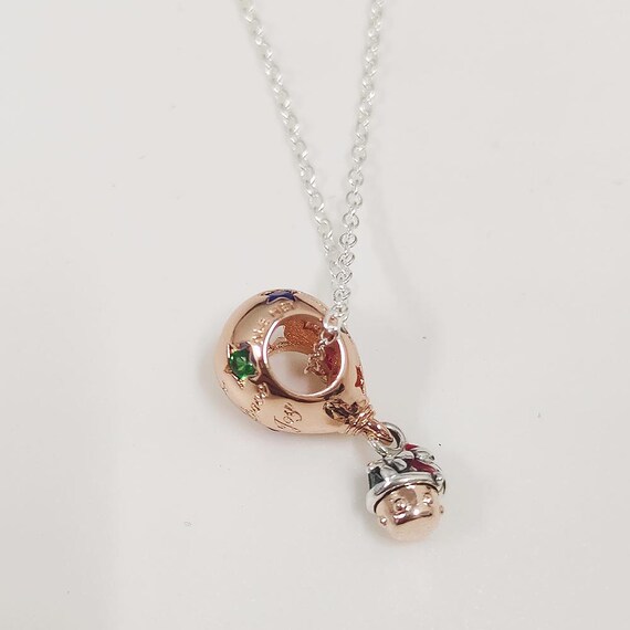 Pandora Christmas Adventure Pendant Necklace Silver Ale