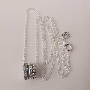 ale s925 pandora signature logo pavé  beads pendant  necklace-45cm