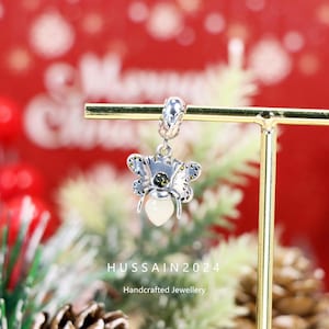 925 Silver Jewelry Bracelet Glow-in-the-Dark Butterfly Pendant Bead Charms Pandora Style