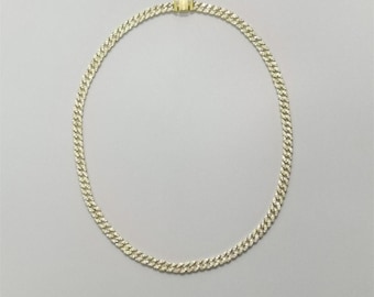 pandora goldene Pavé kubanische Halskette