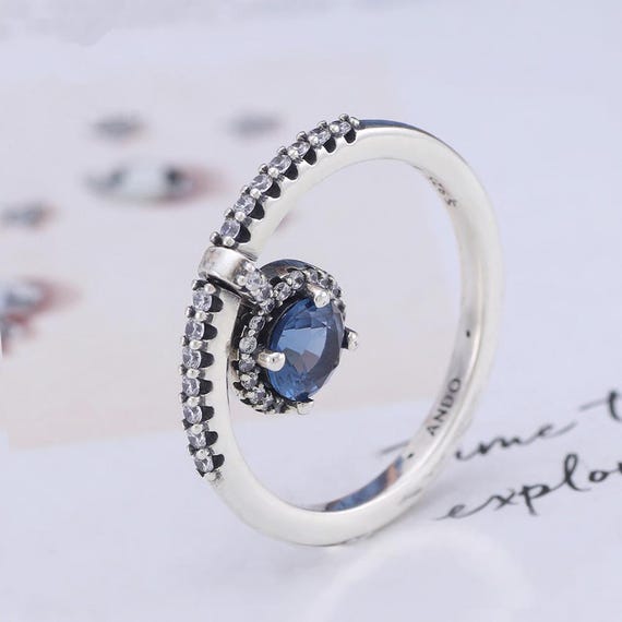 Pandora round sparkle ring best sale
