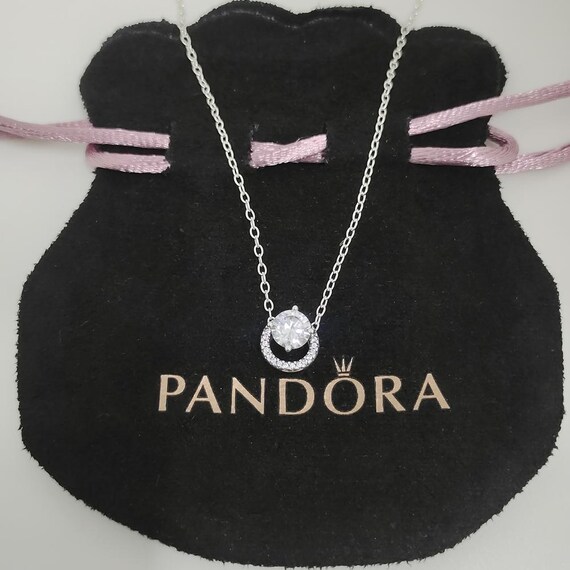 Pandora Sparkling Round Beam Wreath Necklace -45 Canada