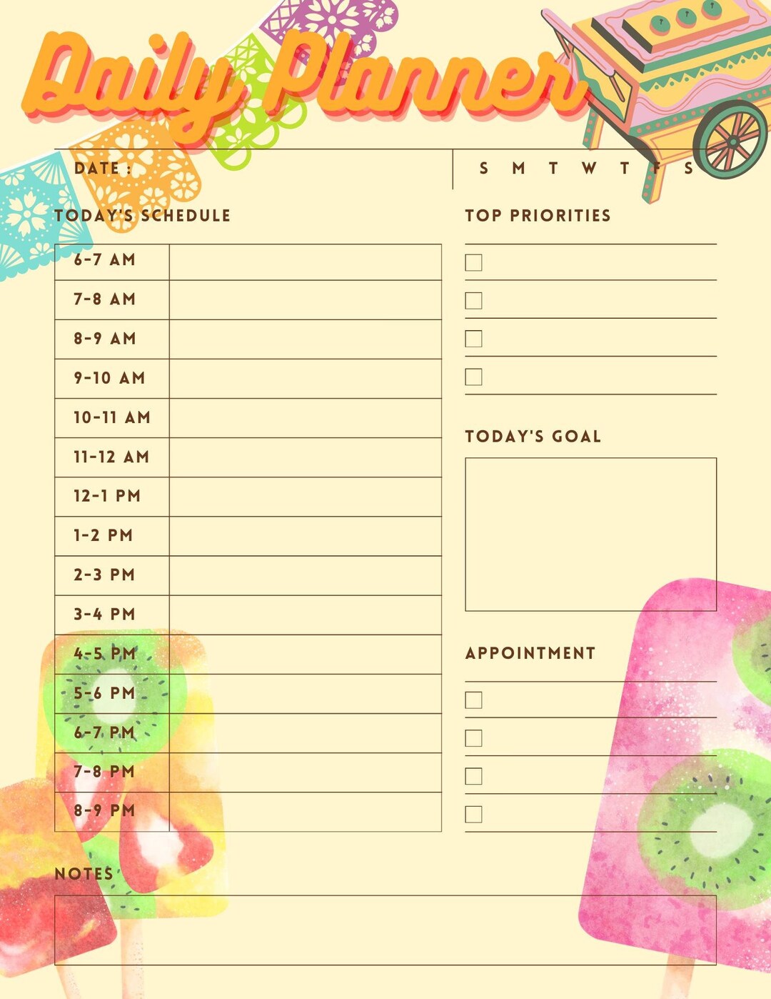 Mexican Daily Planner, Daily Planners, Planners - Etsy