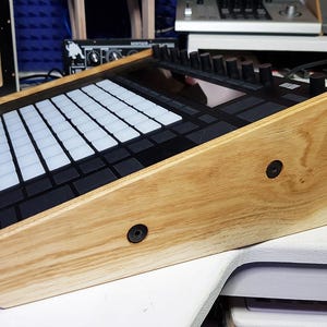 Ableton Push 2 Solid Oak Stand from Synths And Wood