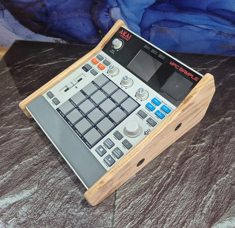 Akai MPC Sample Solid Oak Stand From Synths And Wood image 6