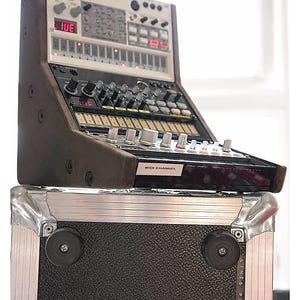Korg Triple Volca MDF Stand from Synths And Wood