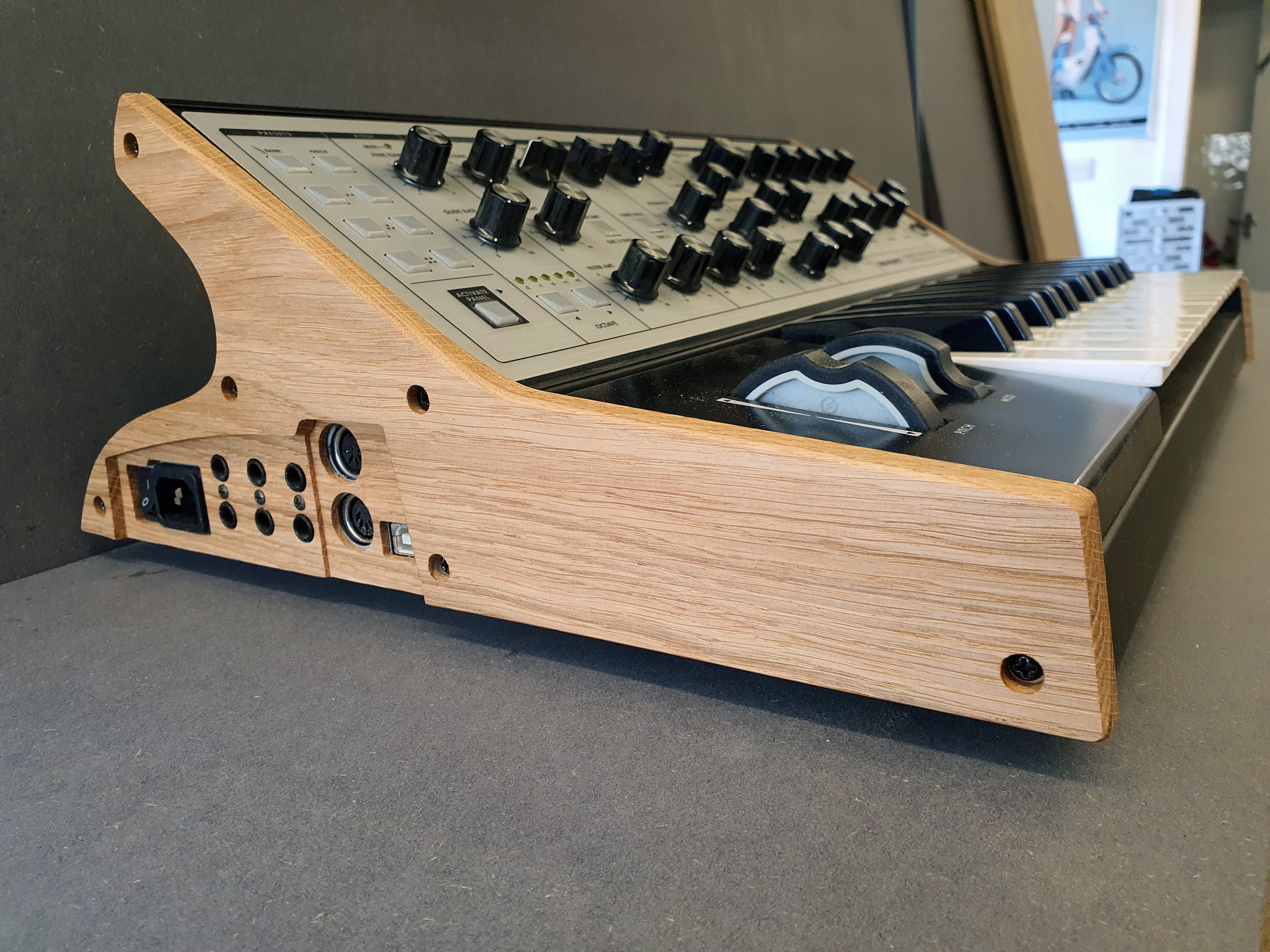 MOOG SUB PHATTY サイドパネル換装済 Moog Phatty Wood Panels: Little Phatty Stage 1, Stage 2, and