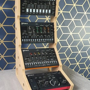 Roland Aira Compact S1 J6 T8 E4 - MDF QUAD Stand from Synths And Wood