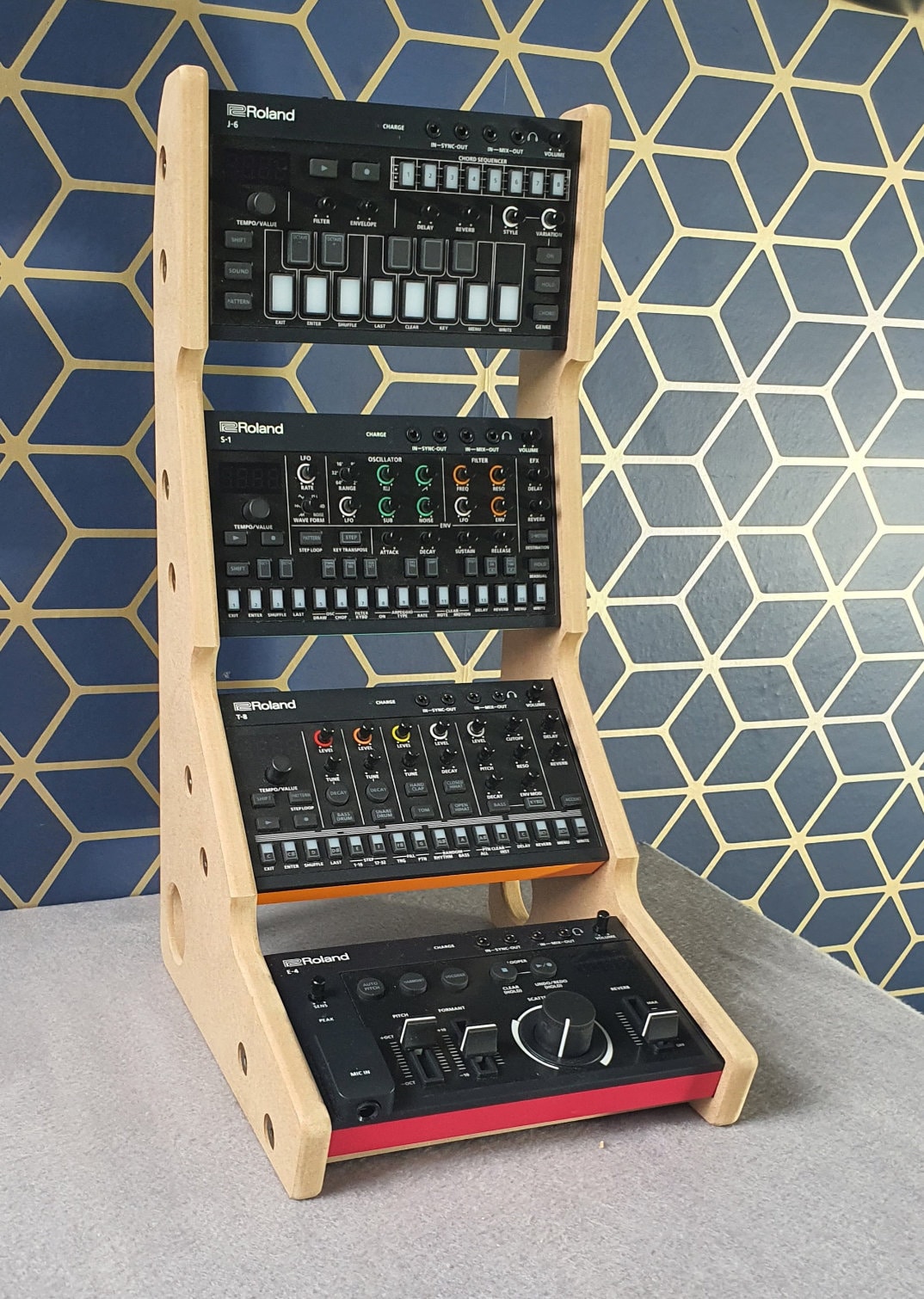 Roland Aira Compact S1 J6 T8 E4 - Synths And Wood 製 MDF QUAD