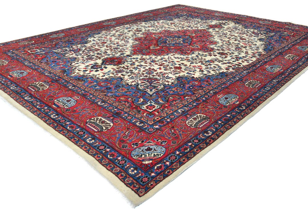 Vintage Traditional Rug Classic Medallion Design Handmade Rug | Hand ...