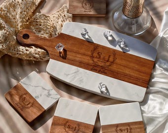 Tagliere per salumi personalizzato, tagliere in marmo personalizzato, tagliere per formaggi, tagliere da portata, regalo di nozze, regalo di inaugurazione della casa, regalo per addio al nubilato