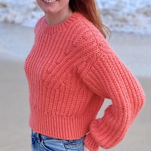 The Zoe Sweater knitting pattern