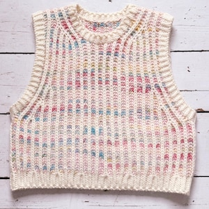 The Katie Vest knitting pattern