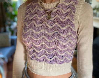 The Lucy Vest knitting pattern