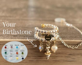 ゴールドフィルドイヤホンホルダー：パール、クリスタル、スターリングシルバーのイヤーカフ