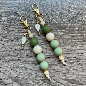 Leaf Charm Keychain