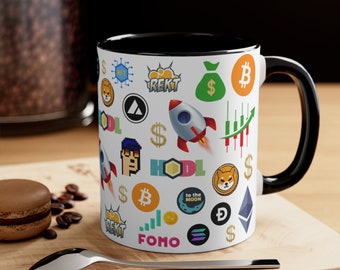 Crypto Coins and Lingo Mug