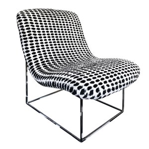 Milo Baughman for Thayer Coggin Mod Lounge Chair W/ Chrome Frame image 1