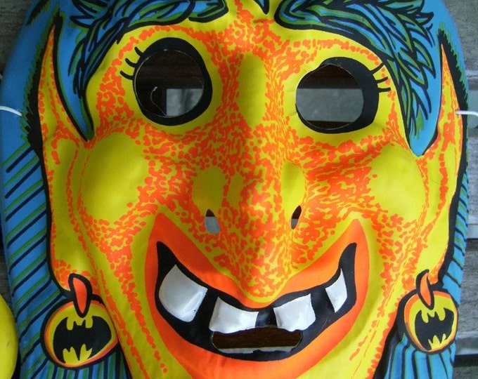 Vintage Halloween Mask 1960s1970s Deadstock Etsy
