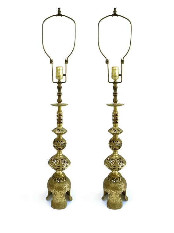 large brass table lamps