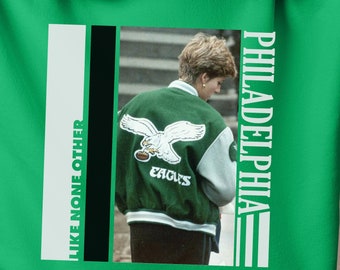 Philly Princess Di Sweatshirt | Philadelphia Diana Eagles Crewneck | Pop Culture Sweater | Bird Gang Jumper | Go Birds Vintage Design