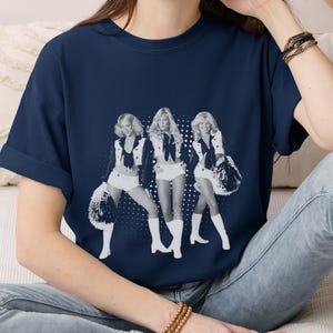 Cowboy Cheerleaders Shirt | Dallas Football | DCC Retro Tee | Autumn Tailgate Clothes | Vintage Football Fan Gift | Texas Cheer T-Shirt