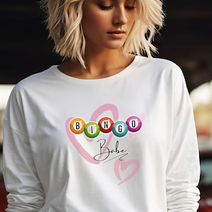 Gift For Her Mom, Girlfriend, Nana, Cute Bingo Babe T Shirt Gift For Her Mom, Girlfriend, Nana, Cute Bingo Babe T Shirt