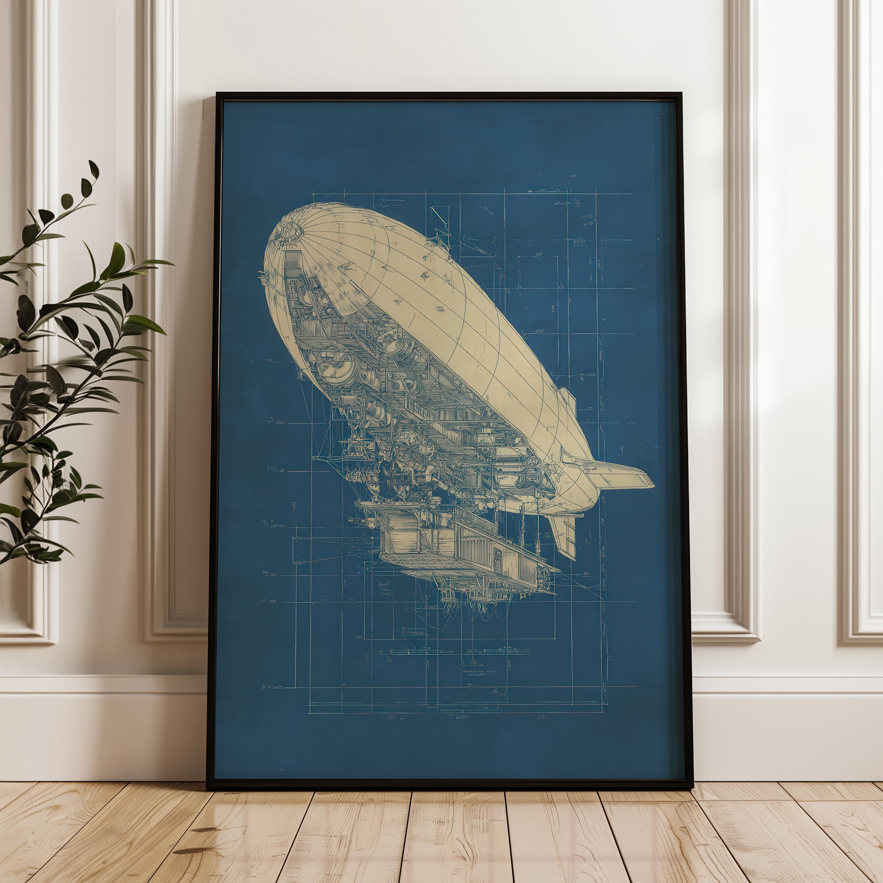 Airship poster - Etsy 日本