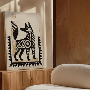 Traditional Mexican Dog Poster - Traditional Folk Art Print on Matte Paper image 9